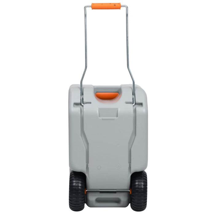 Mobiele Watertank 25L – Grijs – Op Wielen - Bivakshop