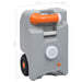 Mobiele Watertank 25L – Grijs – Op Wielen - Bivakshop