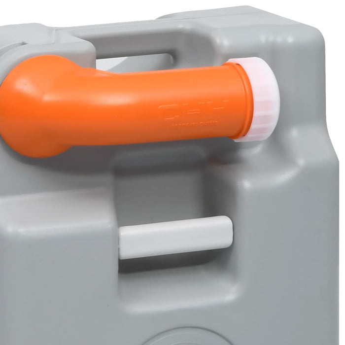 Mobiele Watertank 25L – Grijs – Op Wielen - Bivakshop
