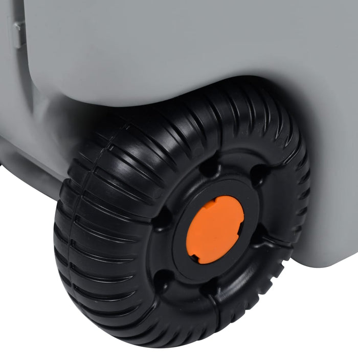 Mobiele Watertank 25L – Grijs – Op Wielen - Bivakshop