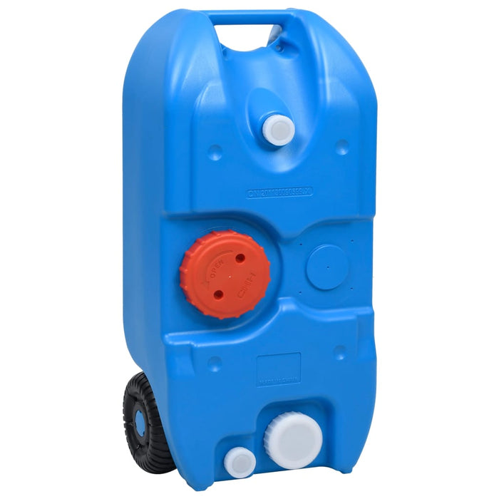 Mobiele Watertank op Wielen 40L – Grote Watercontainer voor Camping & Noodvoorraad - Bivakshop