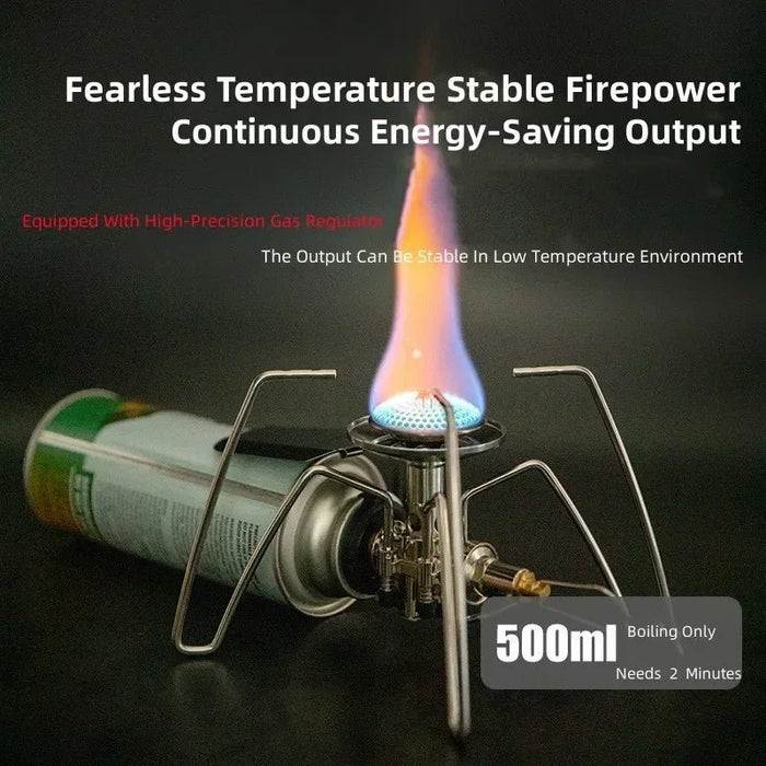 Mountainhiker Spider Stove – Opvouwbare & Lichtgewicht RVS Outdoor Brander – Ideaal voor Camping & Hiking - Bivakshop