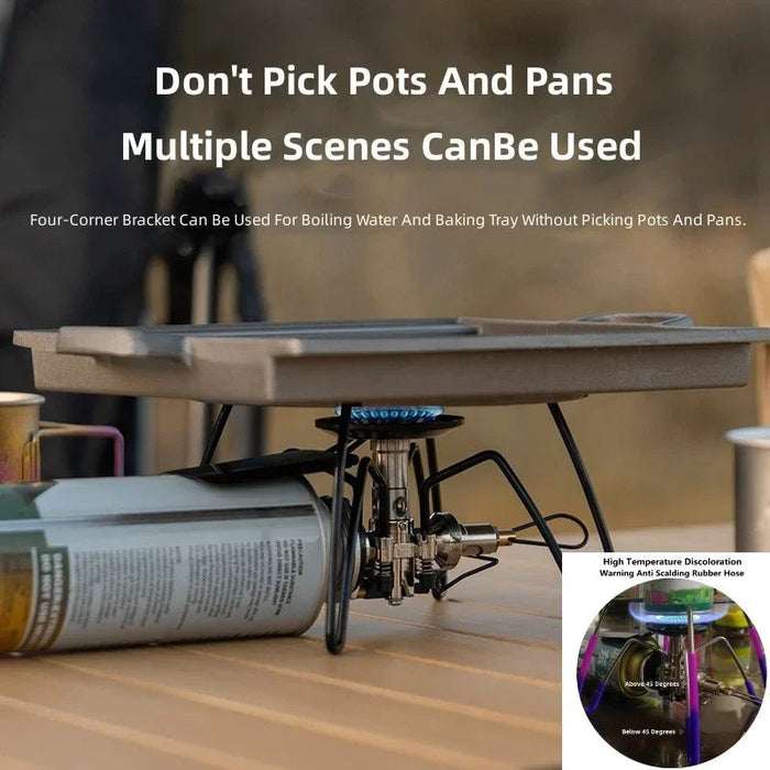 Mountainhiker Spider Stove – Opvouwbare & Lichtgewicht RVS Outdoor Brander – Ideaal voor Camping & Hiking - Bivakshop
