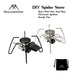 Mountainhiker Spider Stove – Opvouwbare & Lichtgewicht RVS Outdoor Brander – Ideaal voor Camping & Hiking - Bivakshop