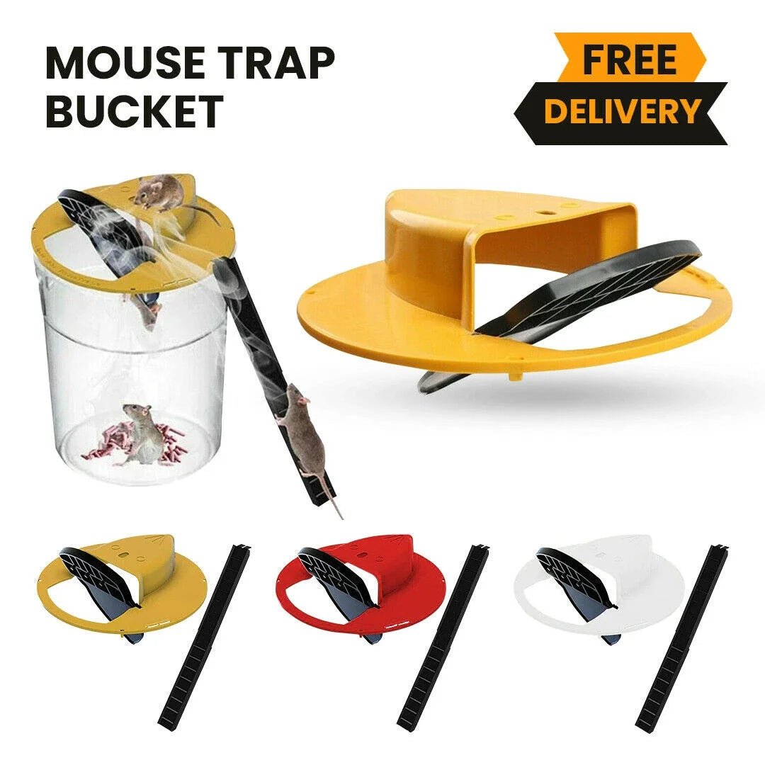 Muizenval flip en glij emmerdeksel muis ratval - Voor binnen en buiten - Bivakshop