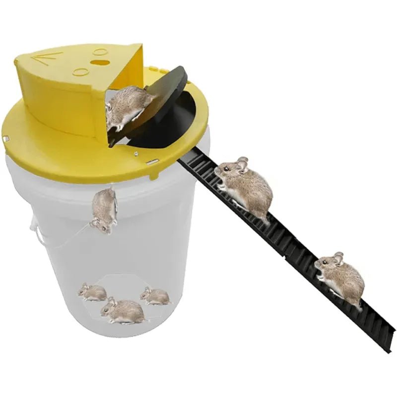 Muizenval flip en glij emmerdeksel muis ratval - Voor binnen en buiten - Bivakshop