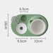 Multifunctionele dubbele voer - en waterdispenser voor huisdieren - Praktisch en stijlvol - Bivakshop