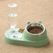 Multifunctionele dubbele voer - en waterdispenser voor huisdieren - Praktisch en stijlvol - Bivakshop