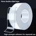 Multifunctionele dubbelzijdige transparante tape - Waterdicht, herbruikbaar en sterk klevend - Bivakshop