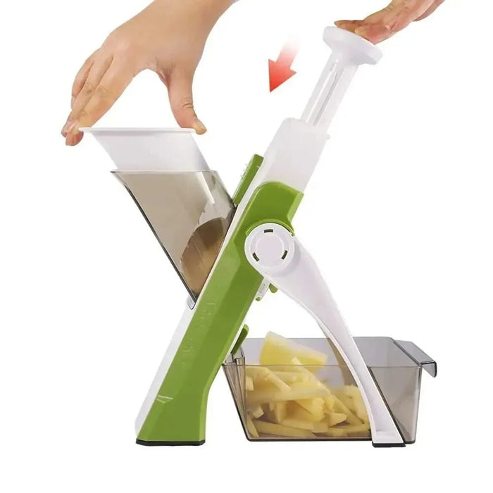 Multifunctionele Groentesnijder Handmatige Groente Fruit Chopper Aardappel Julienne Rasp Citroensnijders Keukenaccessoires - Bivakshop