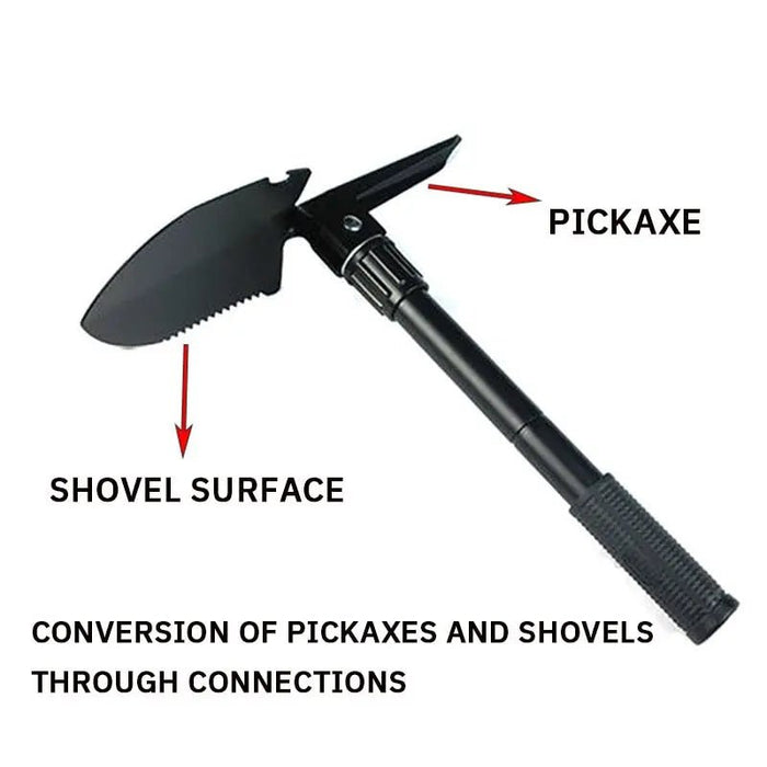 Multifunctionele opvouwbare leger­schep – RVS camping - & survivaltool - Bivakshop