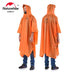 Naturehike 3 - in - 1 multifunctionele poncho – Waterdichte regenjas, zonnescherm & campingmat - Bivakshop