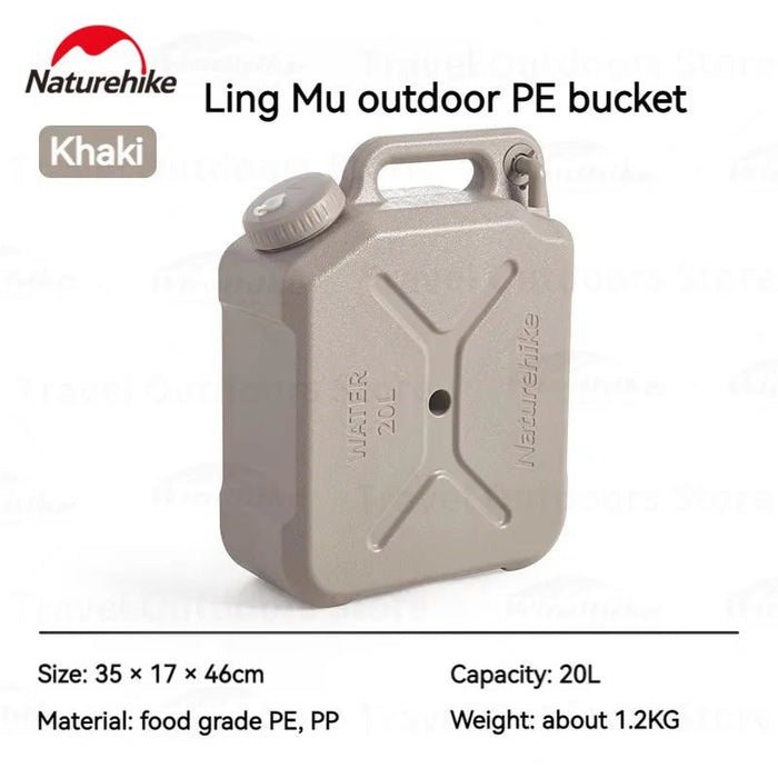 Naturehike camping wateremmer met kraan - 12L/20L draagbare opslagtank voor outdoor - Bivakshop