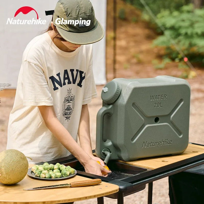 Naturehike camping wateremmer met kraan - 12L/20L draagbare opslagtank voor outdoor - Bivakshop