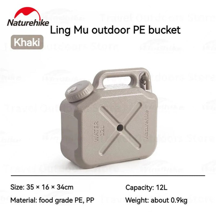 Naturehike camping wateremmer met kraan - 12L/20L draagbare opslagtank voor outdoor - Bivakshop