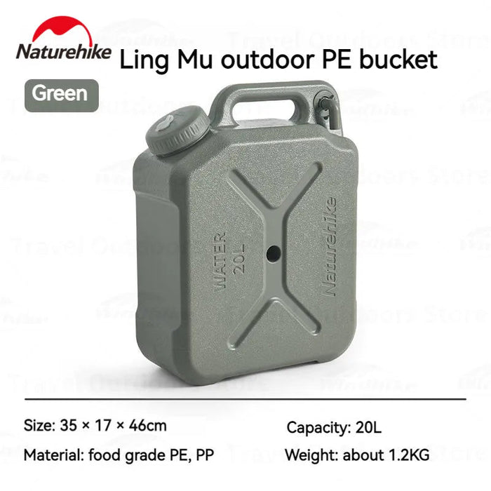 Naturehike camping wateremmer met kraan - 12L/20L draagbare opslagtank voor outdoor - Bivakshop
