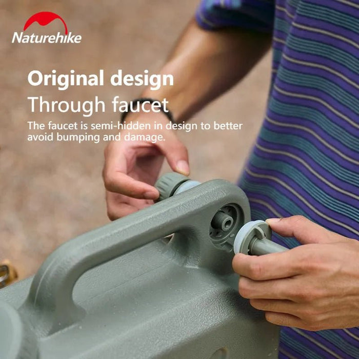Naturehike camping wateremmer met kraan - 12L/20L draagbare opslagtank voor outdoor - Bivakshop