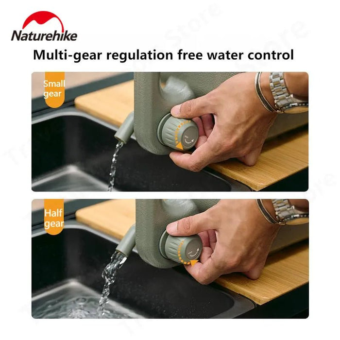 Naturehike camping wateremmer met kraan - 12L/20L draagbare opslagtank voor outdoor - Bivakshop