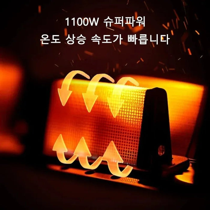 Naturehike campingheater – 1100W draagbare gasbrander voor koffie, thee & verwarming - Bivakshop