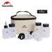 Naturehike kruidenfles set – 6/8 delige draagbare specerijen dispenser – Camping & bbq keuken gadget - Bivakshop