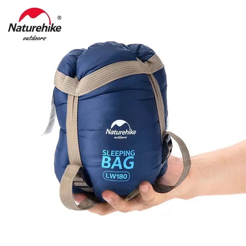 Naturehike lw180 ultralichte katoenen slaapzak - Lente, zomer, herfst - Compact en comfortabel - Bivakshop