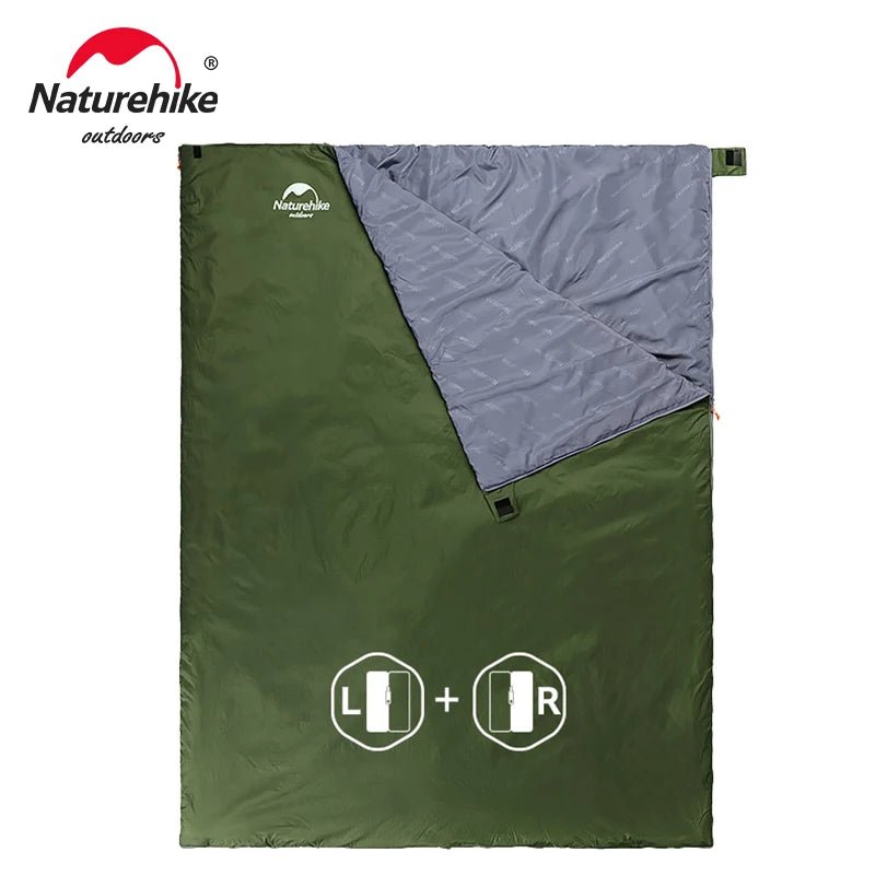 Naturehike lw180 ultralichte katoenen slaapzak - Lente, zomer, herfst - Compact en comfortabel - Bivakshop