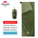 Naturehike lw180 ultralichte katoenen slaapzak - Lente, zomer, herfst - Compact en comfortabel - Bivakshop