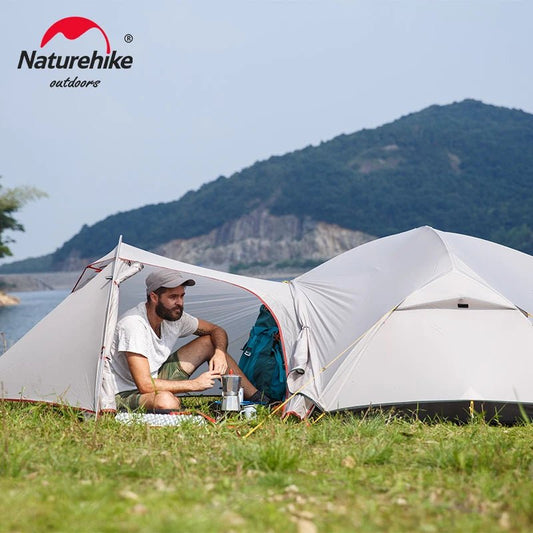 Naturehike Mongar 2 - persoons ultralichte tent - 20D nylon - Waterdicht en compact voor backpacking - Bivakshop