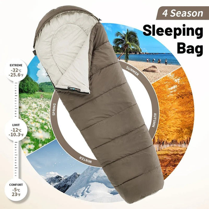 Naturehike slaapzak MJ300 -1℃ lichtgewicht MJ600 -12℃ mummie slaapzak - Bivakshop