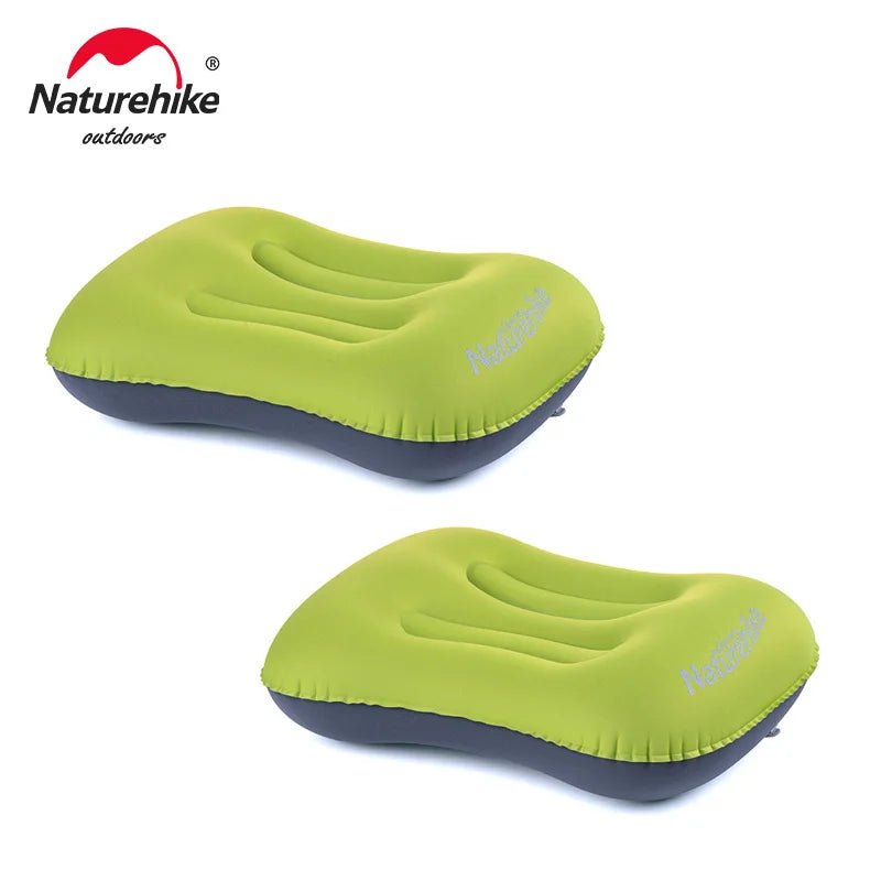 Naturehike ultralicht opblaasbaar kussen - Zelfopblaasbaar reiskussen voor kamperen en outdoor - Bivakshop