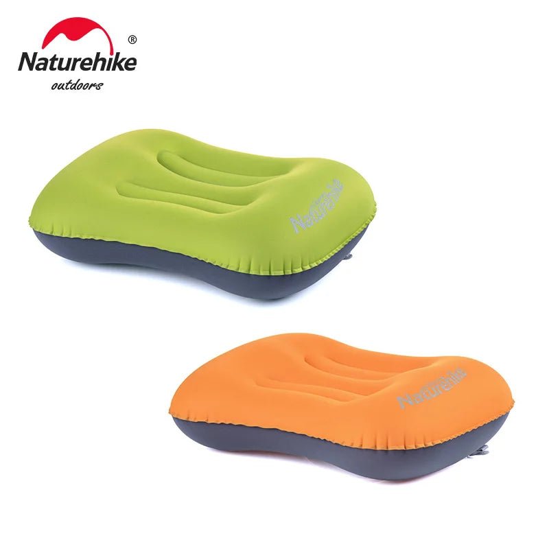 Naturehike ultralicht opblaasbaar kussen - Zelfopblaasbaar reiskussen voor kamperen en outdoor - Bivakshop