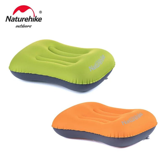 Naturehike ultralicht opblaasbaar kussen - Zelfopblaasbaar reiskussen voor kamperen en outdoor - Bivakshop