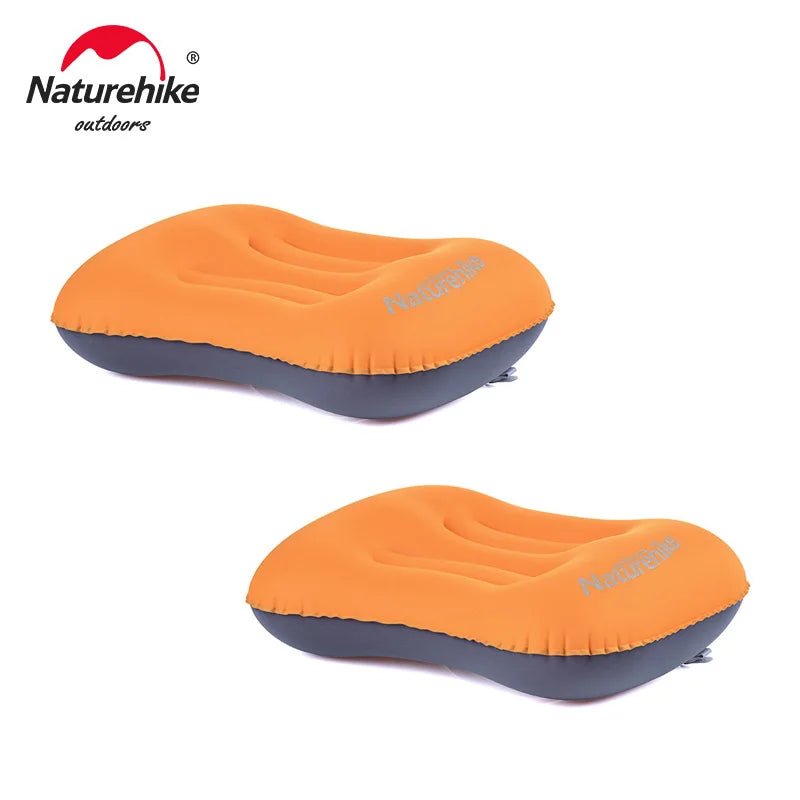Naturehike ultralicht opblaasbaar kussen - Zelfopblaasbaar reiskussen voor kamperen en outdoor - Bivakshop