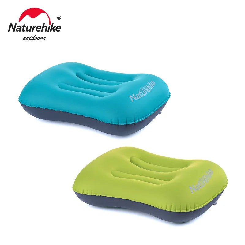 Naturehike ultralicht opblaasbaar kussen - Zelfopblaasbaar reiskussen voor kamperen en outdoor - Bivakshop