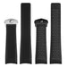 Natuurrubber horlogeband – Geschikt voor TAG HEUER GRAND CARRERA – Waterdichte siliconen sportband 22mm / 24mm - Bivakshop