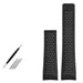 Natuurrubber horlogeband – Geschikt voor TAG HEUER GRAND CARRERA – Waterdichte siliconen sportband 22mm / 24mm - Bivakshop