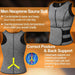 Neopreen sauna sweat vest voor mannen - Taille trainer en body shaper met ritssluiting - Bivakshop