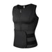 Neopreen sauna sweat vest voor mannen - Taille trainer en body shaper met ritssluiting - Bivakshop