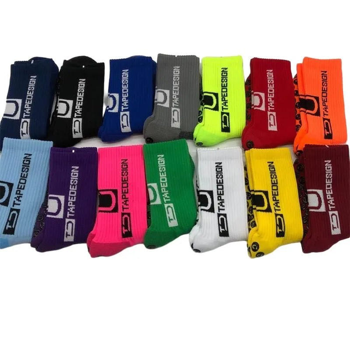 New Men Anti - Slip Football Socks High Quality Soft Breathable Thickened Sports Socks Running Cycling Hiking Women Soccer Socks - Bivakshop