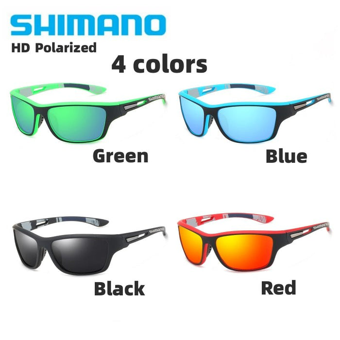 NEW Original Shimano sunglasses for men and women Outdoor sports Fashion HD polarized glasses can be matched with glasses - Bivakshop