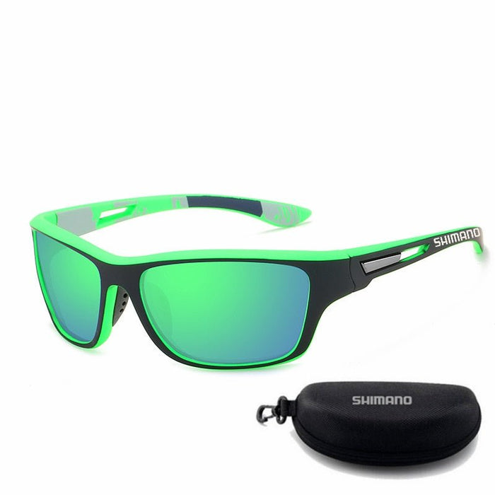 NEW Original Shimano sunglasses for men and women Outdoor sports Fashion HD polarized glasses can be matched with glasses - Bivakshop
