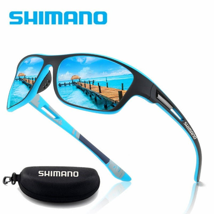 NEW Original Shimano sunglasses for men and women Outdoor sports Fashion HD polarized glasses can be matched with glasses - Bivakshop