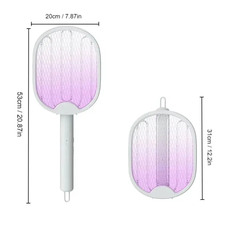 Nieuwe muggenlamp - USB oplaadbaar - Elektrisch - Opvouwbaar - 3000V afweerlamp - Bivakshop