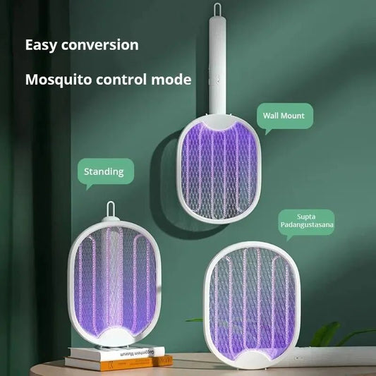 Nieuwe muggenlamp - USB oplaadbaar - Elektrisch - Opvouwbaar - 3000V afweerlamp - Bivakshop