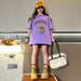Nieuwe zomer tiener meisjes t shirts - Met cartoonprint - Losse katoenen tops - Bivakshop