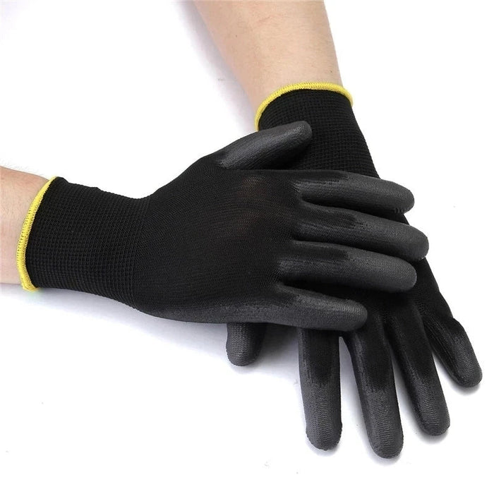 Nitrilrubber werkhandschoenen - PU - gecoate veiligheidswerkhandschoenen - Geschikt voor auto - en onderhoudswerk - Bivakshop