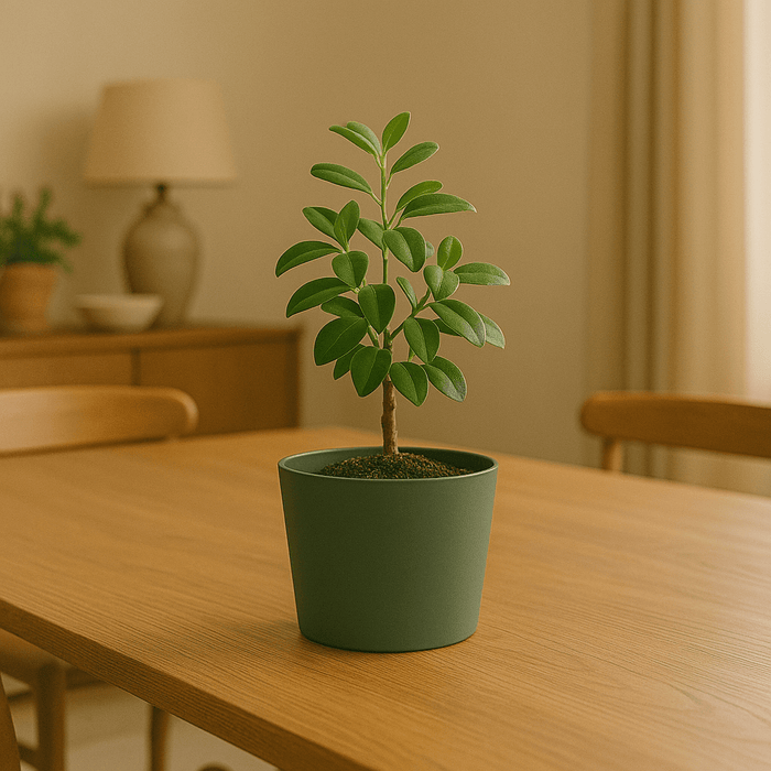 No Brand – Bloempot – 20x18 cm – Groen – Licht & Weerbestendig - Bivakshop