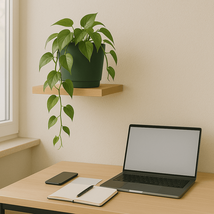 No Brand – Bloempot – 34x30 cm – Groen – Licht & Weerbestendig - Bivakshop