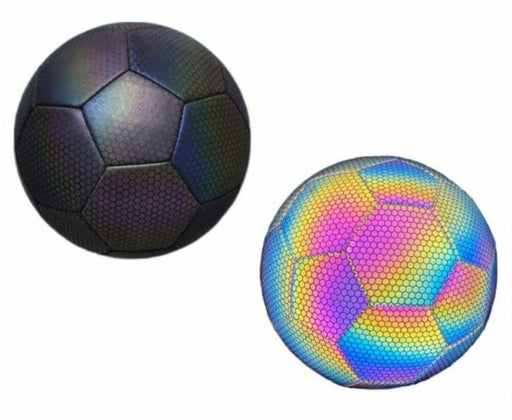 No Brand - Reflecterende Football Halogen – Maat 5 – Holografische Voetbal – Opvallend & Duurzaam - Bivakshop