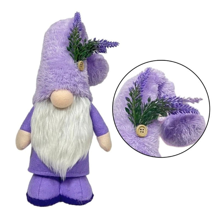 Nordic Lavendel Gnome – Scandinavische Kabouter – Stijlvolle Lente & Interieur Decoratie - Bivakshop
